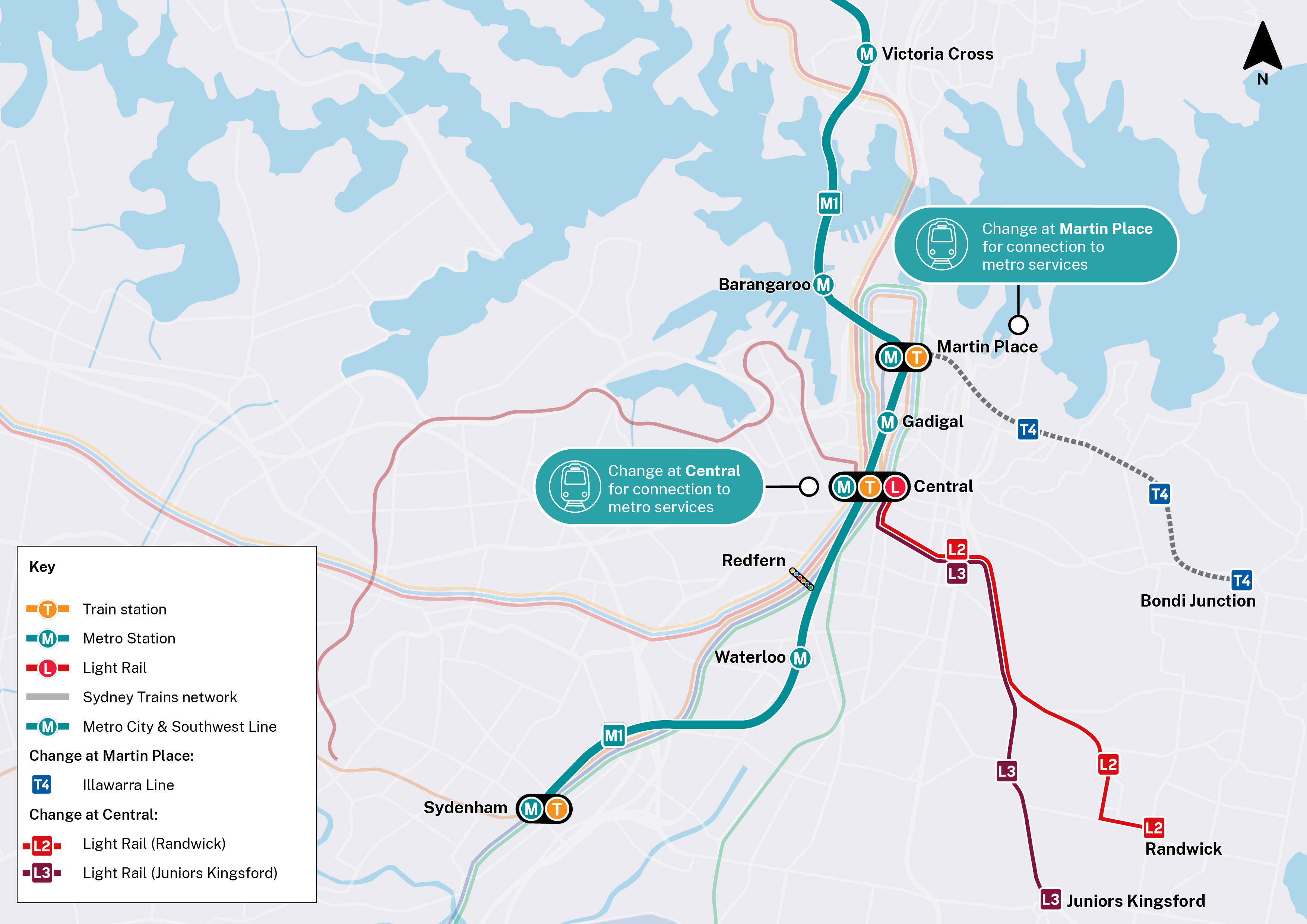 Connecting with Sydney Metro from the eastern suburbs