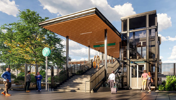 metro station